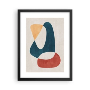 Poster in black frame - Influences and Metamorphoses - 30x40 cm