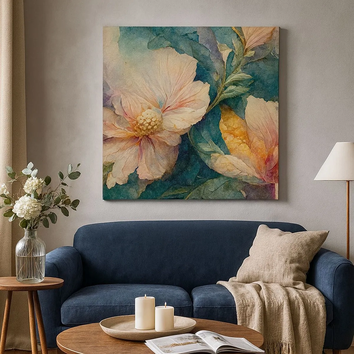 Canvas picture - Sheer Subtelty - 30x30 cm