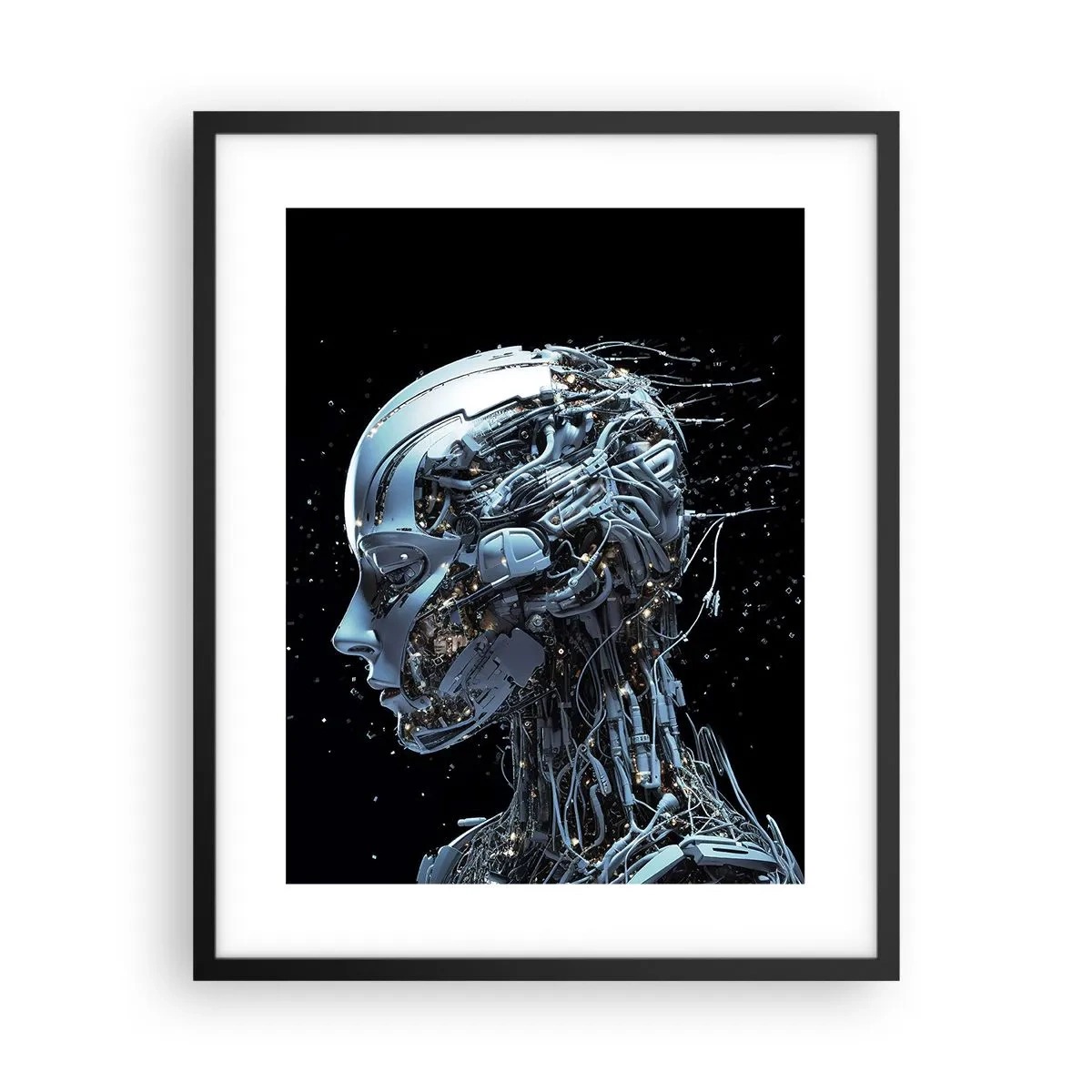 Poster in black frame - Technology Is a Woman - 40x50 cm
