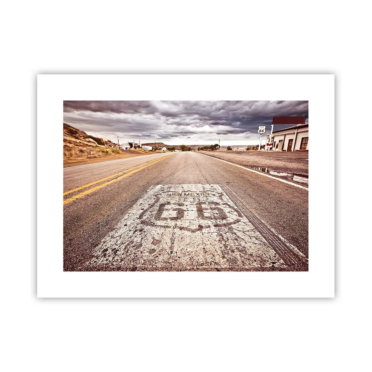 Poster - Mother Road - American Legend - 40x30 cm