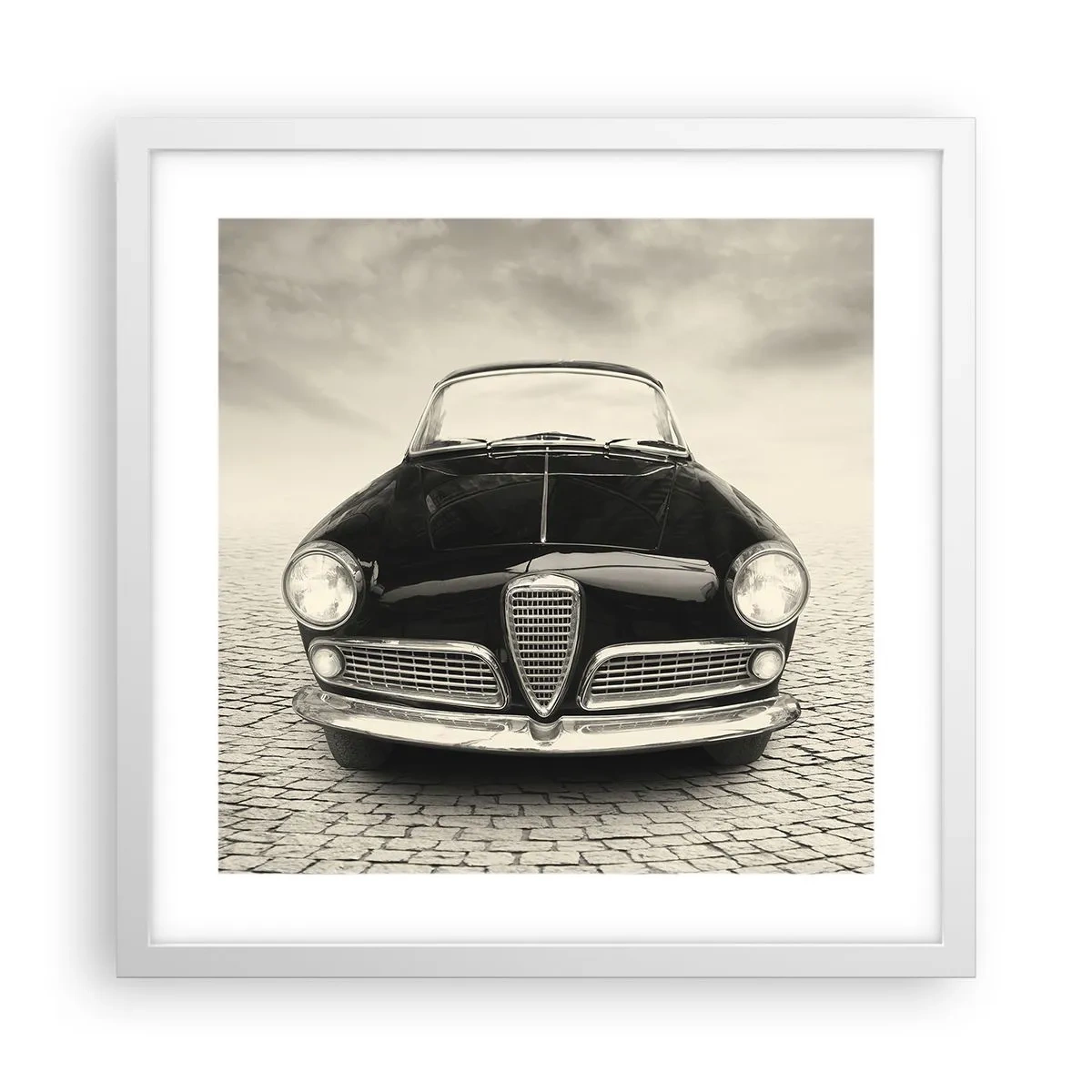 Poster in white frmae - How Can You not Love Me? - 40x40 cm