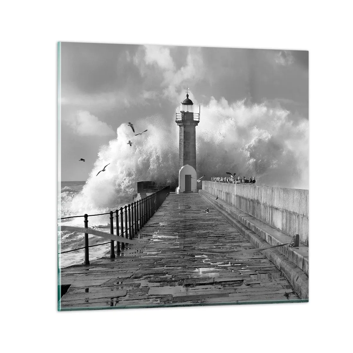 Glass picture - Fearless - 40x40 cm