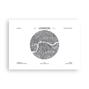 Poster - Anatomy of London - 100x70 cm