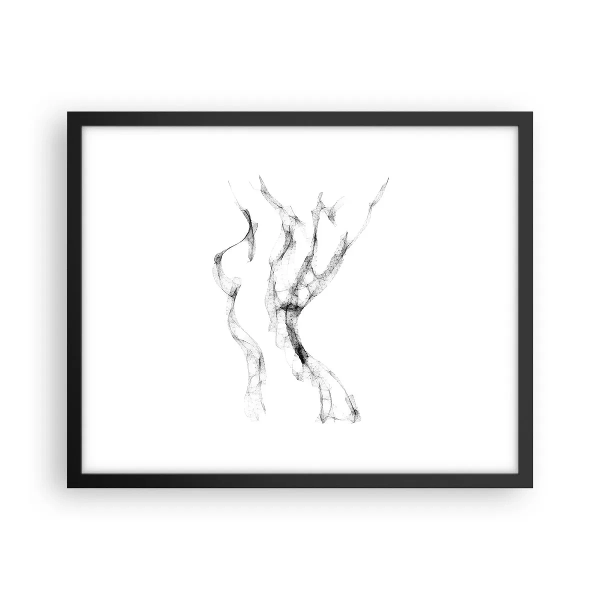 Poster in black frame - Beautiful and Strong - 50x40 cm