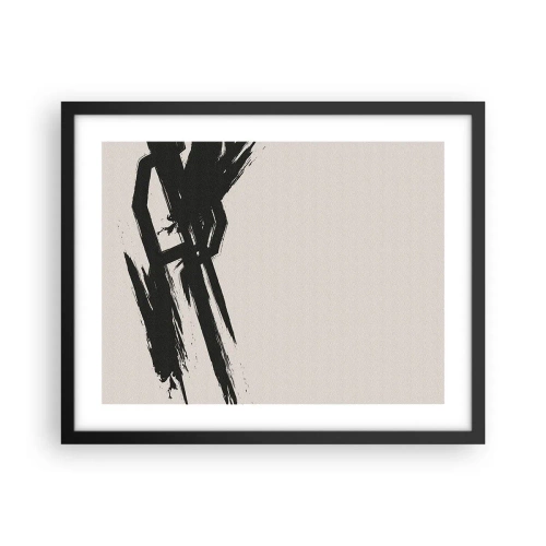 Poster in black frame - Uncontrollable Rush - 50x40 cm