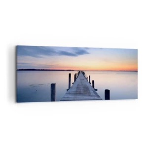 Canvas picture - Calm of a Quiet Dusk - 100x40 cm
