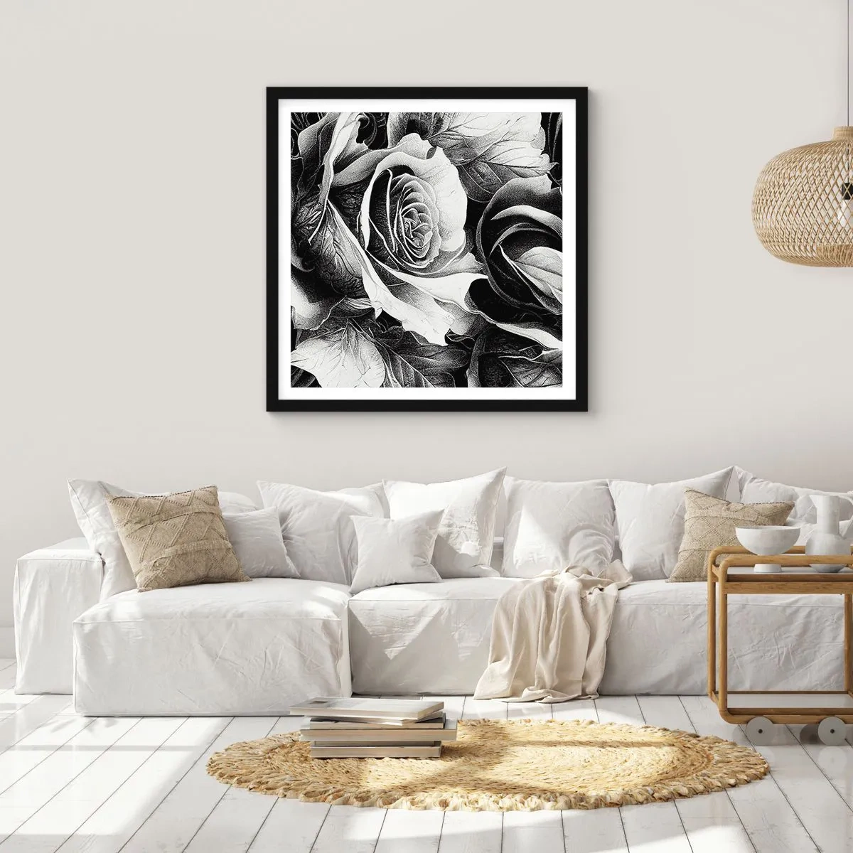 Poster in black frame - Always Queen - 50x50 cm