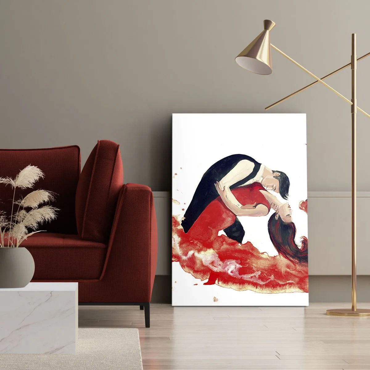 Canvas picture - Tango - Sensual Wave - 50x70 cm