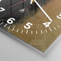 Clock face with numbers