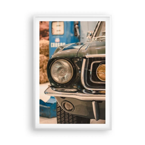 Poster in white frmae - Encounter with the Legend - 61x91 cm