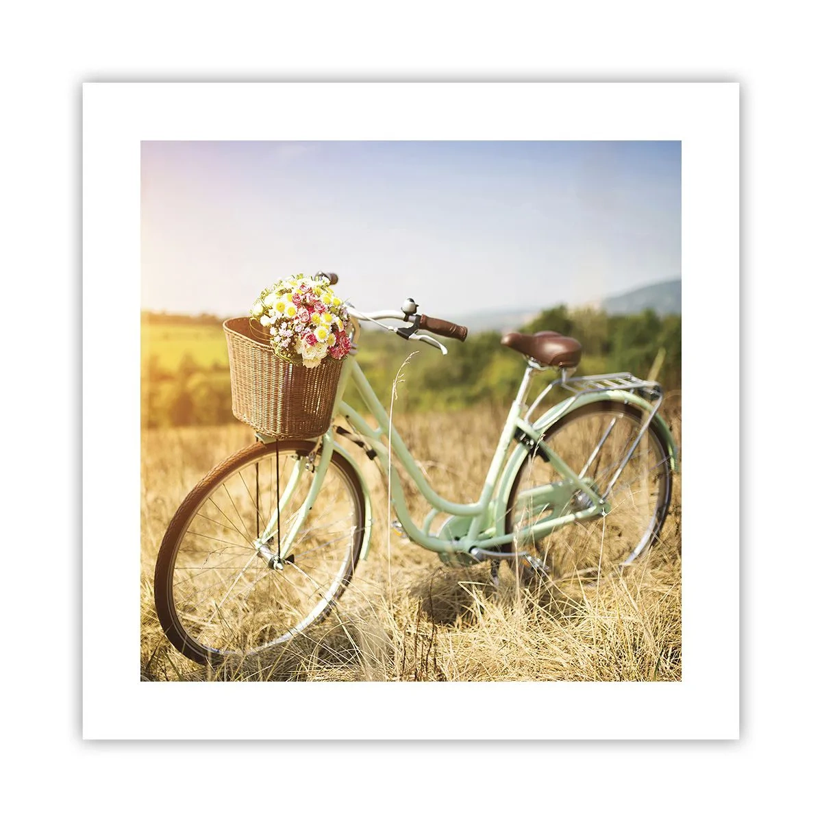 Poster - I will Stay Here for a While - 40x40 cm