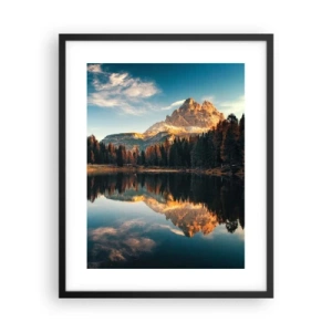Poster in black frame - Double Landscape - 40x50 cm