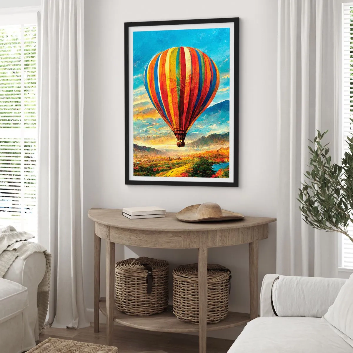 Poster in black frame - More Can Be Seen in Silence - 30x40 cm