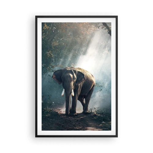 Poster in black frame - Quiet Stroll - 61x91 cm