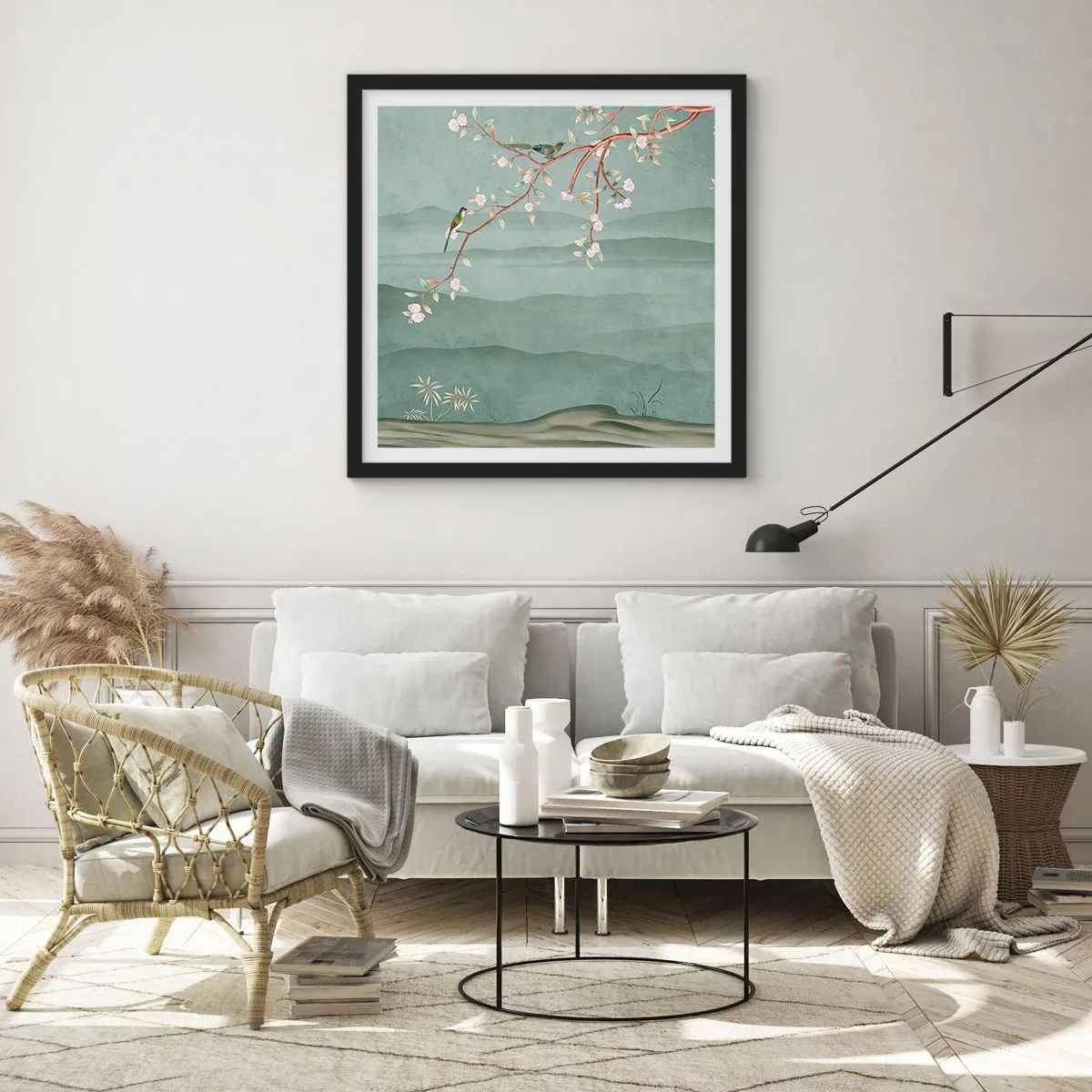 Poster in black frame - Spring, It Is You - 60x60 cm