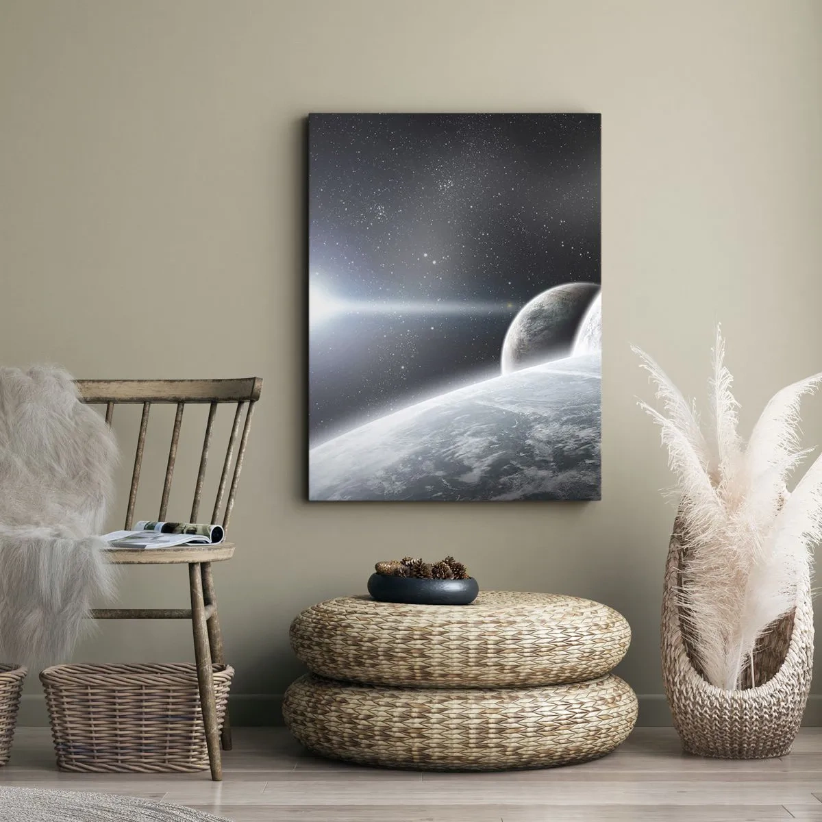Canvas picture - Space Music of Spheres - 70x100 cm