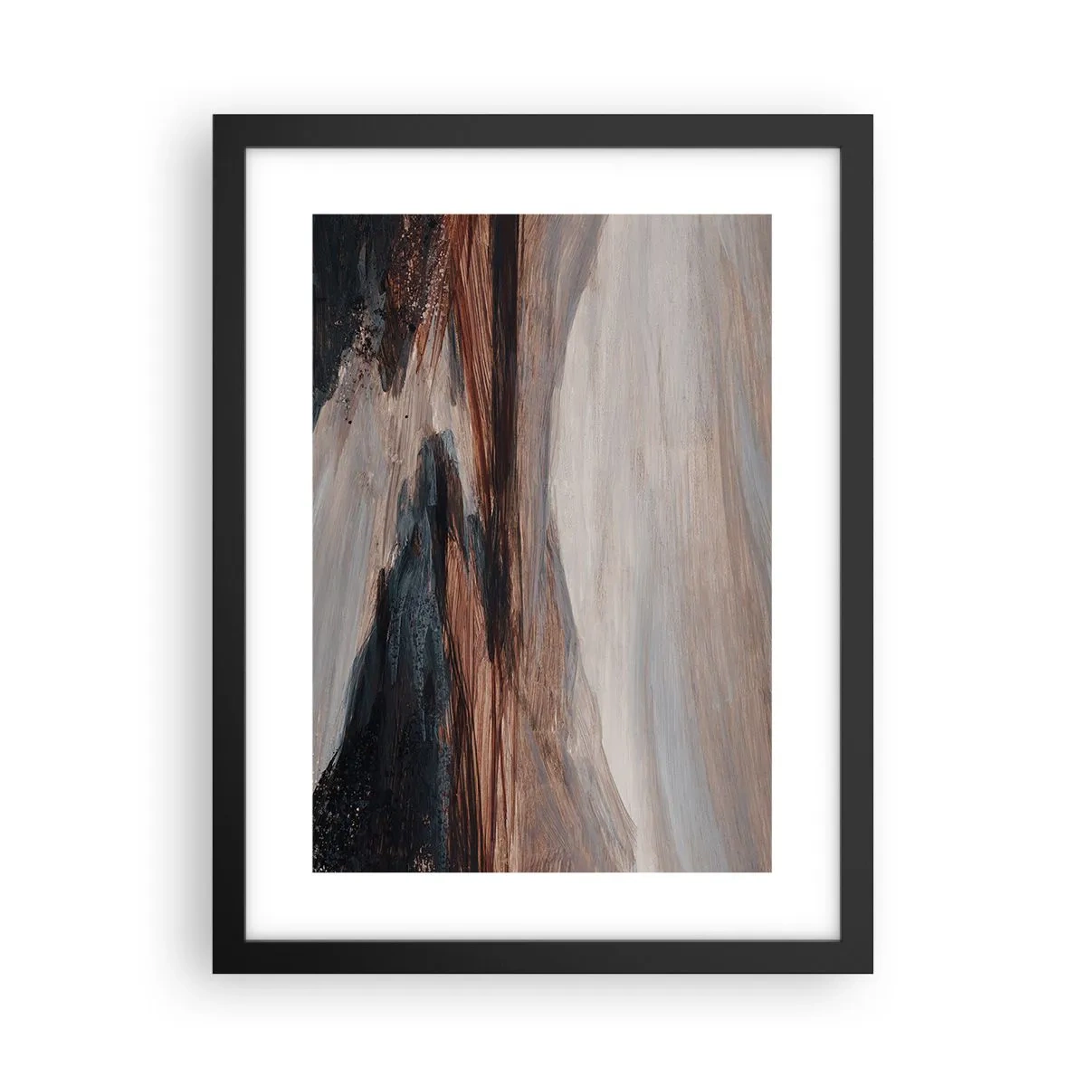 Poster in black frame - Quiet Valley - 30x40 cm