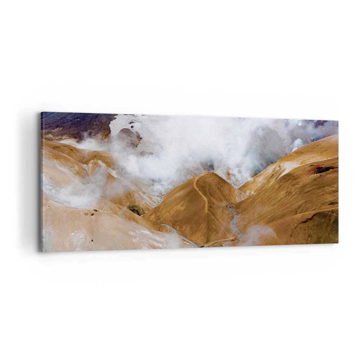 Canvas picture - Severe Beauty of Iceland - 100x40 cm