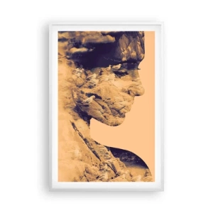 Poster in white frmae - Naturally Beautiful - 61x91 cm