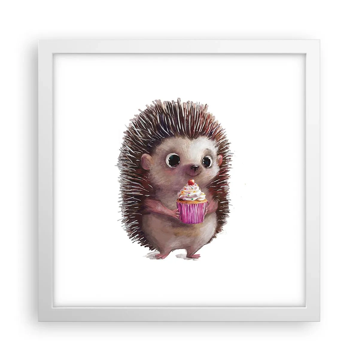 Poster in white frmae - Everyday is Holiday - 30x30 cm