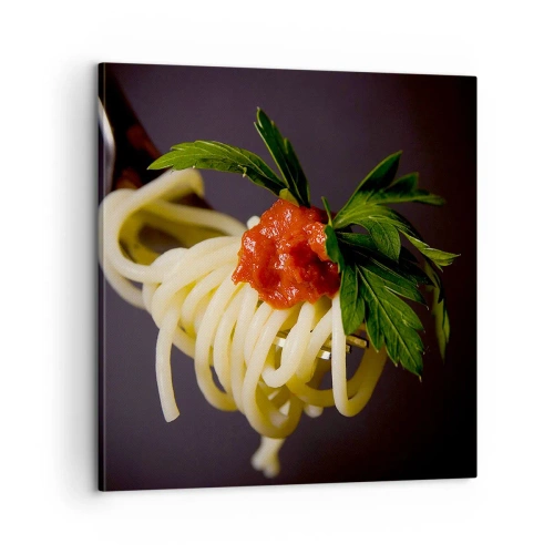 Canvas picture - Tasty Bite - 60x60 cm