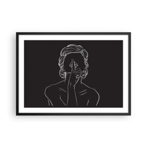 Poster in black frame - Beauty Blossoms in Soul - 70x50 cm