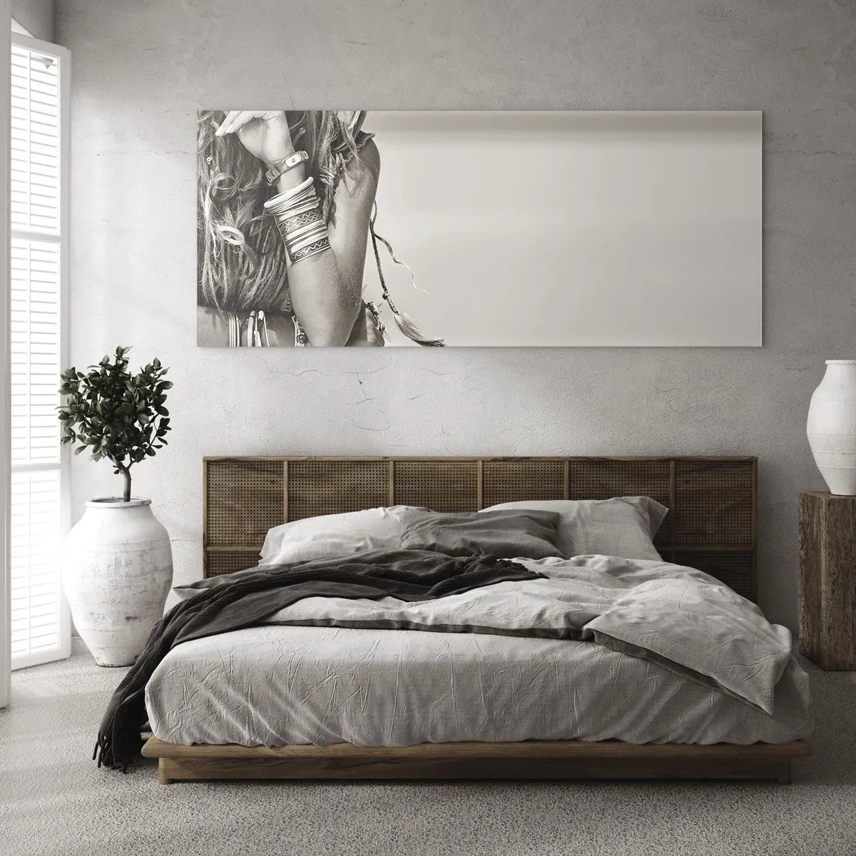 Glass picture - Like a Girl - 140x50 cm