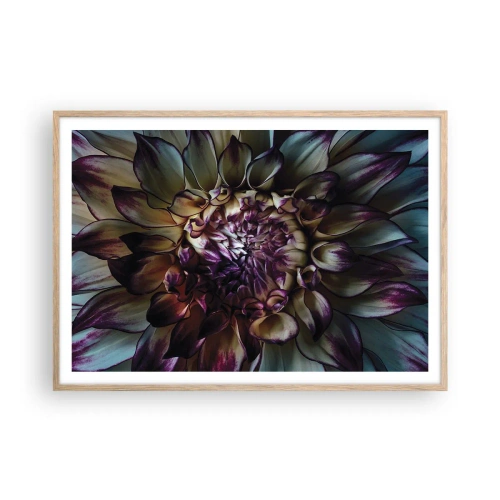 Poster in light oak frame - The Blossoming of Youth - 100x70 cm