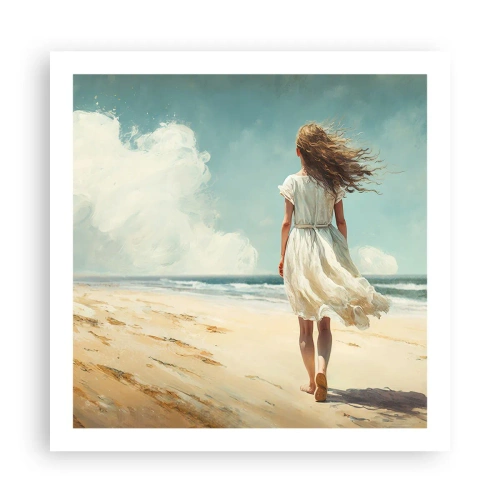 Poster - Meeting the Sun aand the Wind - 60x60 cm