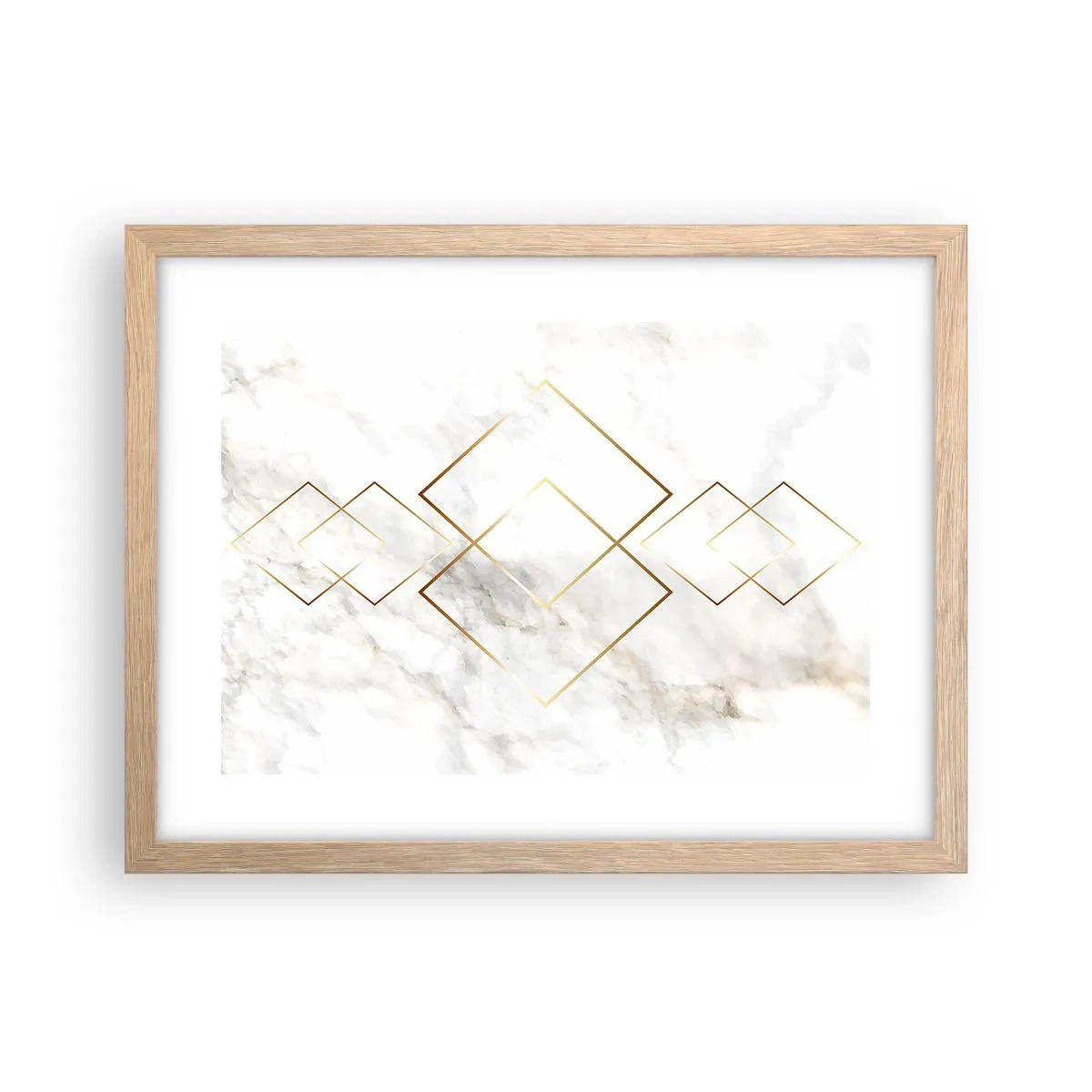 Poster in light oak frame - View over Infinity - 40x30 cm