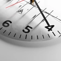 Clock face with numbers