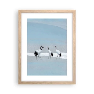 Poster in light oak frame - After a Hot Day - 30x40 cm