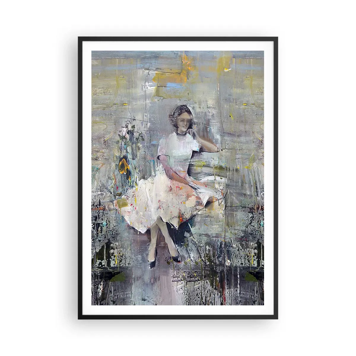 Poster in black frame - Classical and Modern - 70x100 cm