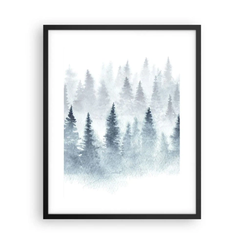 Poster in black frame - Wrapped up in a Fog - 40x50 cm