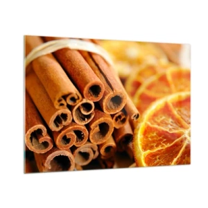 Glass picture - Can You Smell the Aroma? - 100x70 cm