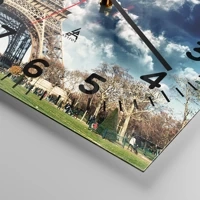 Clock face with numbers