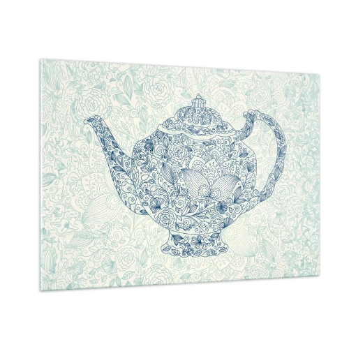 Glass picture - Charm of Tea - 100x70 cm