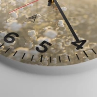 Clock face with numbers