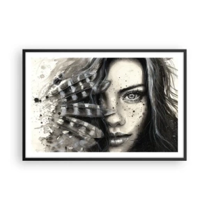 Poster in black frame - Wild Beauty - 91x61 cm
