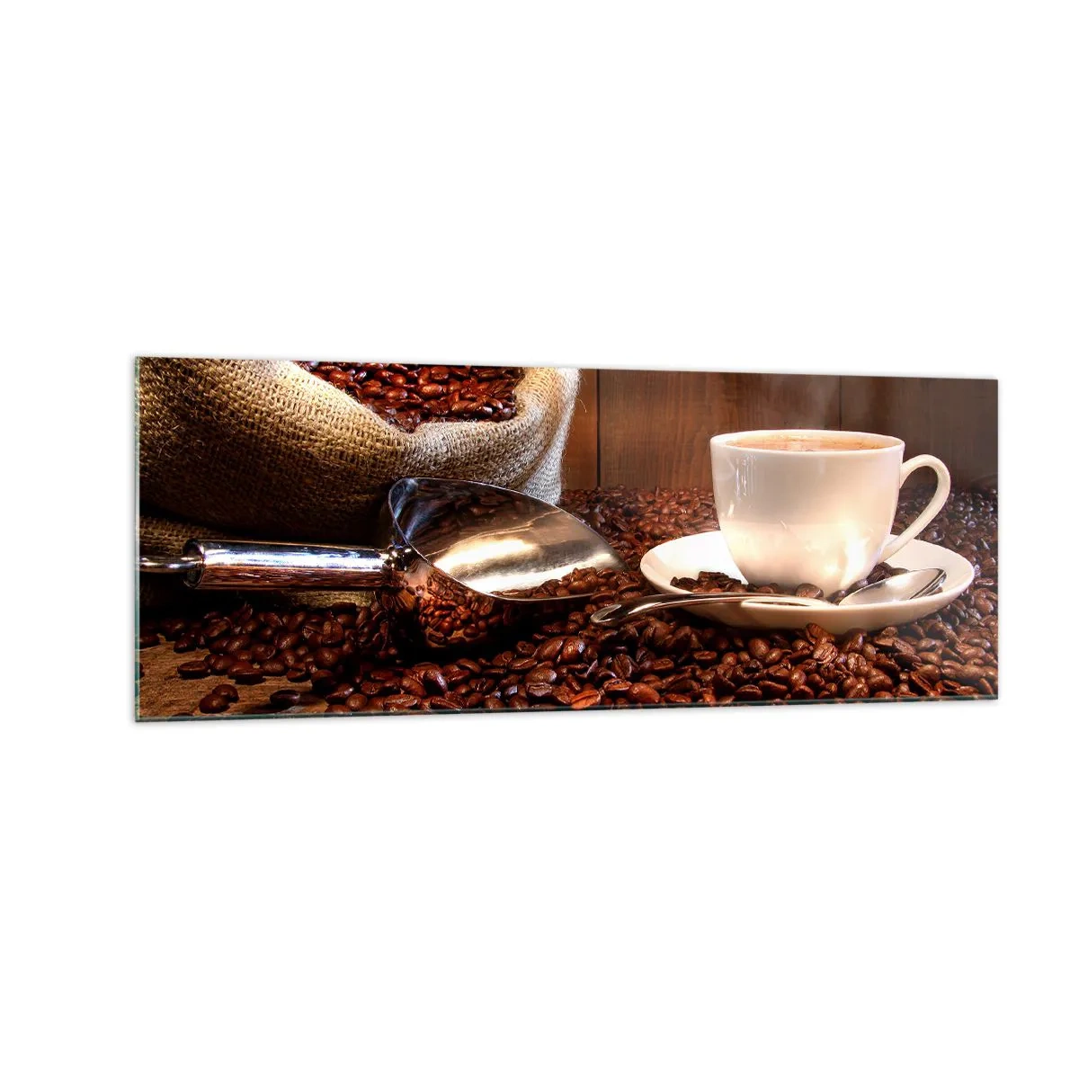 Glass picture - Can You Smell It? - 140x50 cm