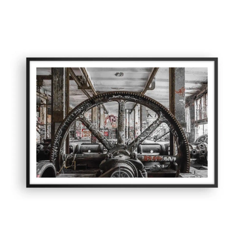 Poster in black frame - Secret Life of a Factory - 91x61 cm