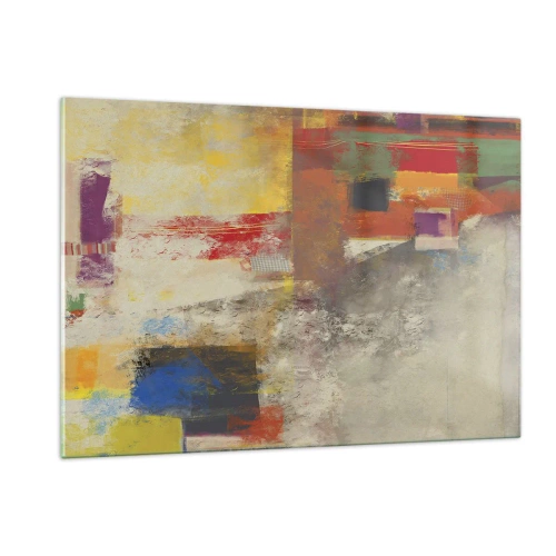 Glass picture - Geometry of Colours - 120x80 cm