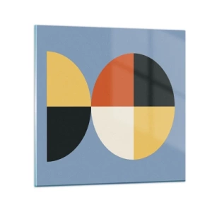 Glass picture - Look and Count - 70x70 cm