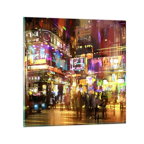 Glass picture - In the Sea of Light - 40x40 cm