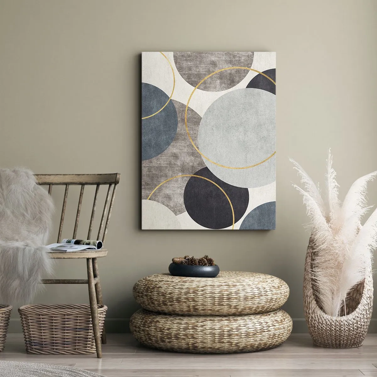 Canvas picture - Wheel after Wheel - 65x120 cm