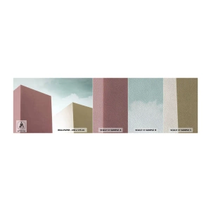 Photo Wallpaper Sample Premium Sand - Geometry of a Sunny summer - Buildings, Architecture, Three-dimensional - 100x30 cm