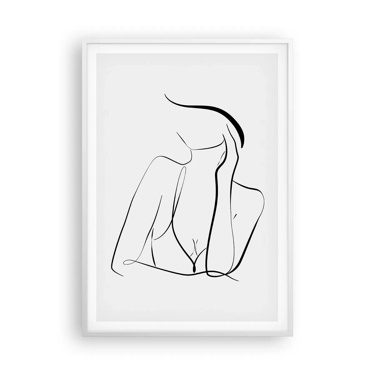 Poster in white frmae - On Waves of Dreams - 70x100 cm