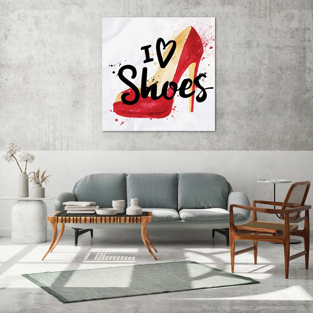 Glass picture - Love Has Many Names - 30x30 cm