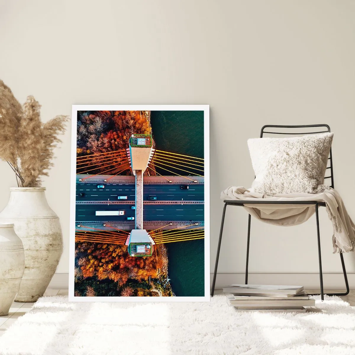 Poster - Behind Seas and Oceans - 30x40 cm