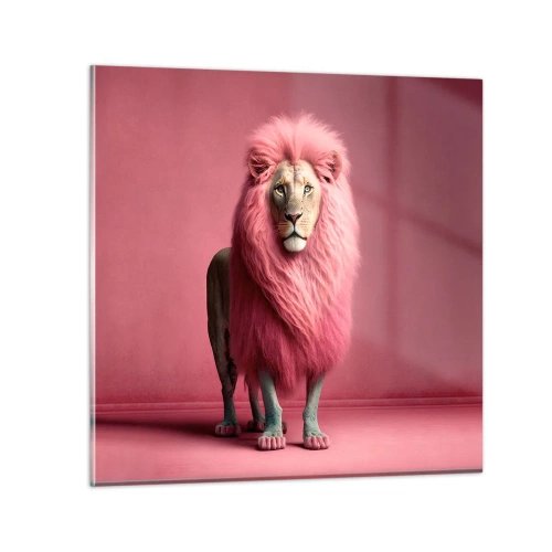 Glass picture - And You're Not Scared Anymore - 30x30 cm